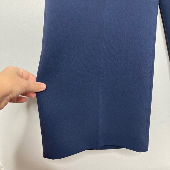 Tory Burch Pants Womens 6 Navy Button Detail Cropped Sailor Nautical Minimalist - Picture 5 of 11